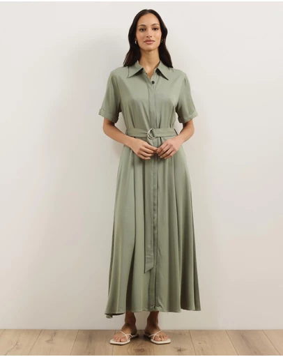 Atmos&Here - Harriet Viscose Shirt Dress