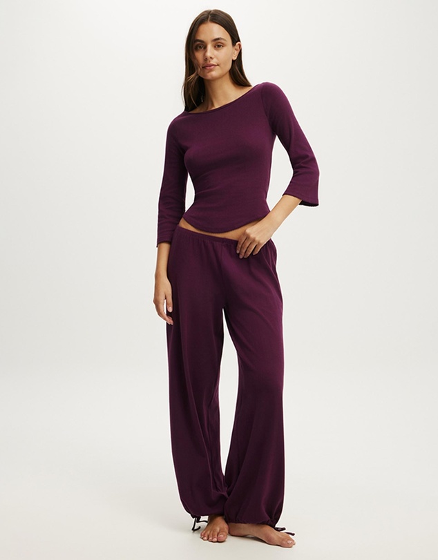 Cotton On Body - Long Pyjama Set Cotton Dreamy Soft Pointelle