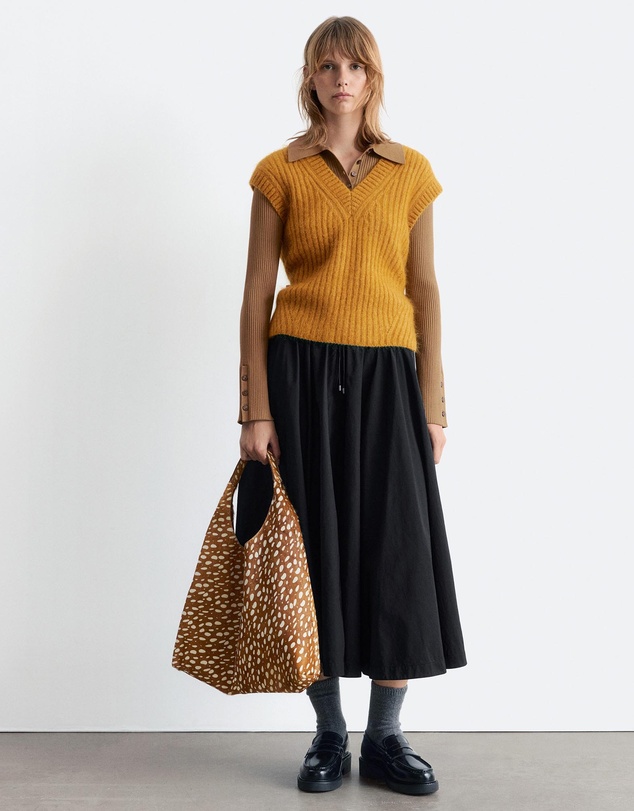 & Other Stories - Deer-Print Leather Tote