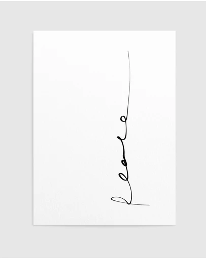 Olive et Oriel - Peace Handscripted Art Print