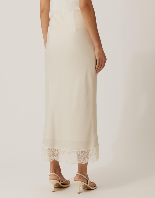 Tussah - Sadie Satin Lace Slip Skirt
