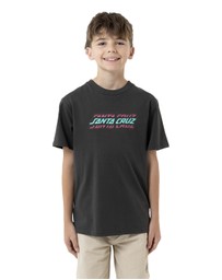 Santa Cruz - Multi Split Strip Front Tee - Teens