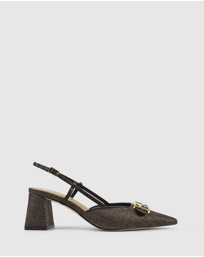 Siren - Yass Sling Back Block Heels