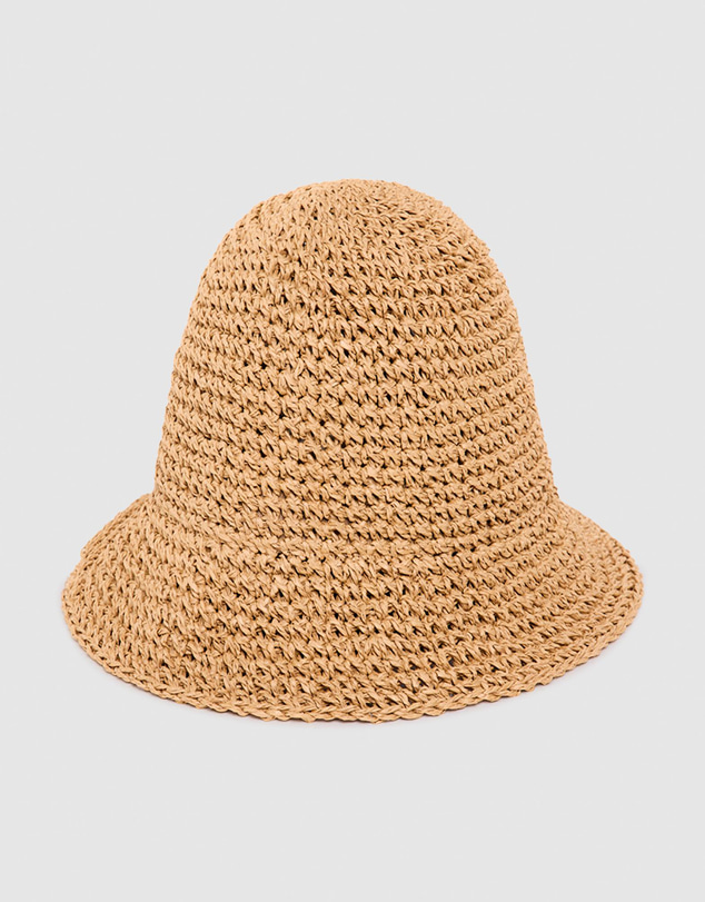 Subtitled - East Straw Bucket Hat