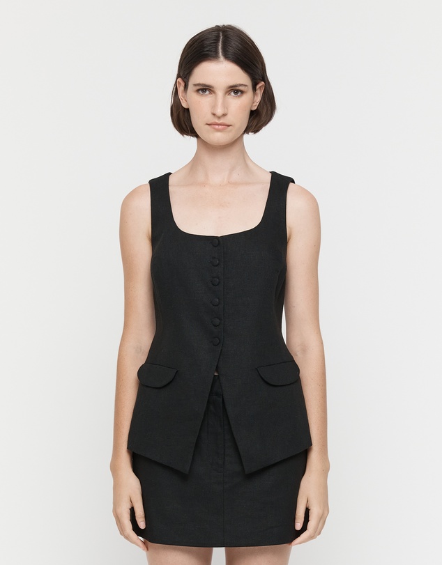 FRIEND of AUDREY - Anina Classic Waistcoat Top