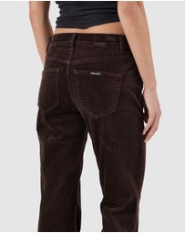 Rolla's - Downtown Flare Jean - Espresso Cord