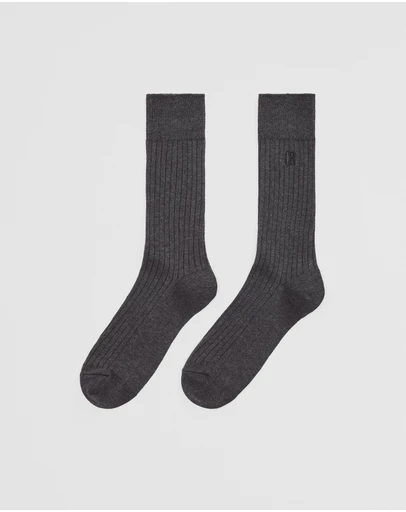 Country Road - Australian Cotton Blend Cr Rib Crew Sock