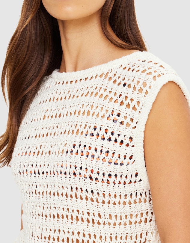 The Upside - Kamali Knit Fringe Top
