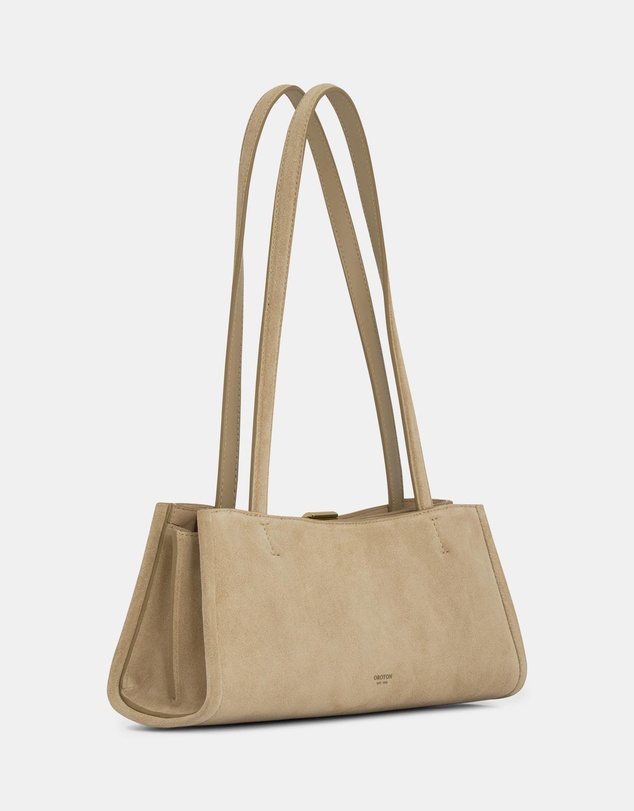 Oroton - Mille Baguette Suede Bag