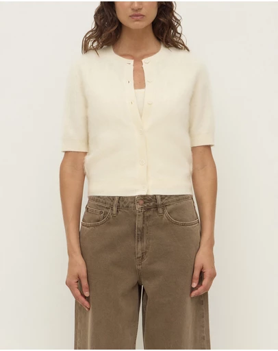 Assembly Label - Carina Wool Short Sleeve Cardigan
