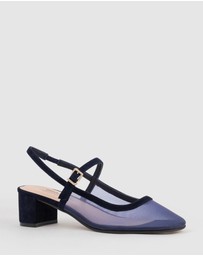 Edward Meller - DAPHNE45 Mesh Slingback Pump