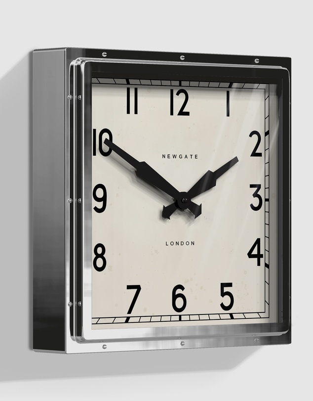 Newgate - Newgate Quad Clock Chrome