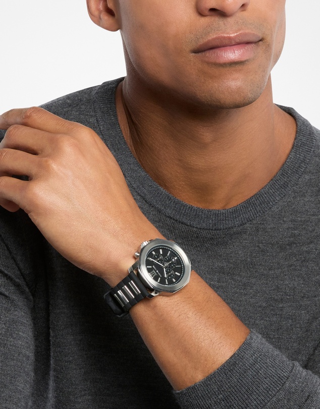Michael Kors - Prescott Black Chronograph Watch