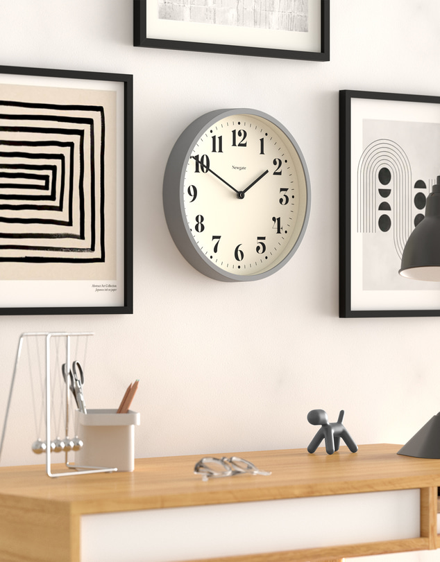 Newgate - Newgate Number Four Wall Clock Matte French Navy