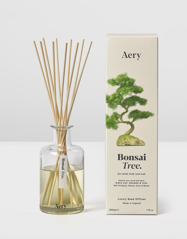 Aery Living - Botanical 200ml Reed Diffuser Bonsai Tree