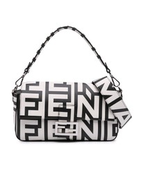Pre-Loved by Azura Reborn - Pre-Loved fendi Women's Leather Shoulder Bag with Adjustable Strap and Metal Hardware
