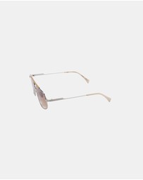 Soda Shades - Rozalia Russia x Soda Shades - Shade 002 Silver Gold
