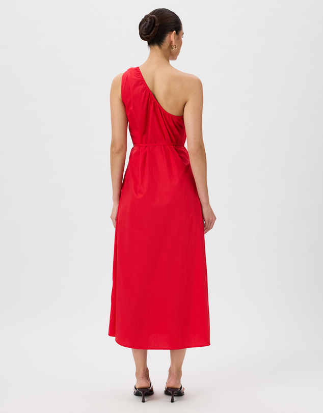 Tussah - Fleur One Shoulder Tie Detail Midi Dress