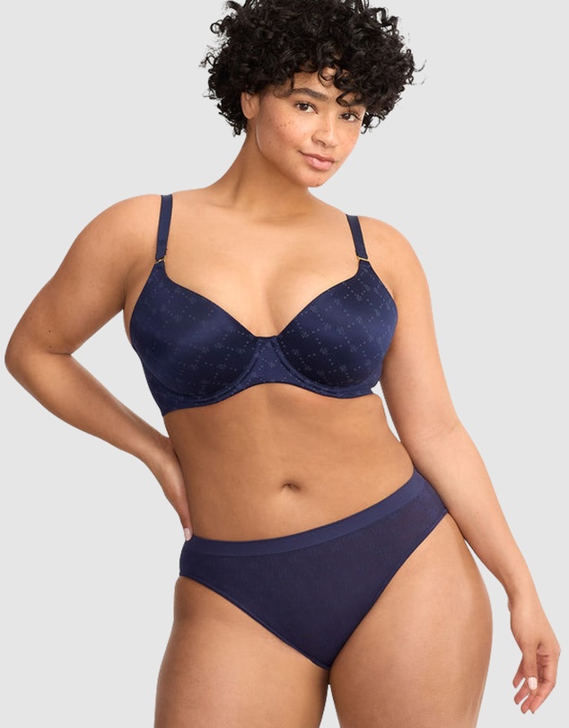 Lauren by Ralph Lauren - Monogram Mesh 3-Piece Bikini Brief Multipack