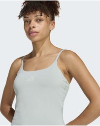 adidas Performance - Optime Tank With Integrated Light-Support Bra Womens