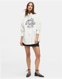 Karl Lagerfeld - Poplin Tie Shirt