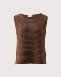 Ceres Life - Margot Mesh Knit Tank