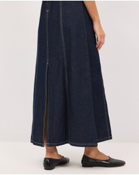 Calli - Remi Denim Midi Dress