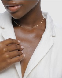 Elli Jewelry - Necklace Pearl Elegant Strand 925 Sterling Silver Gold-Plated
