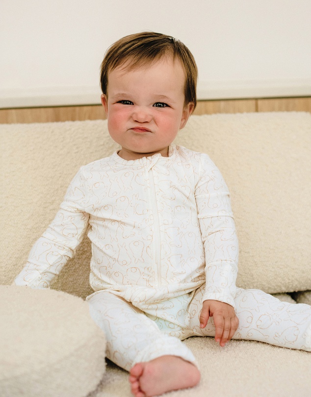 Kynd Baby - Day Or Night Onesie in Rabbit