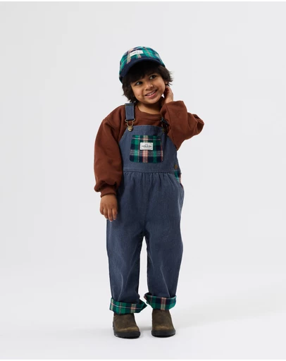 Goldie + Ace - Tate Check Cap - Babies-Kids