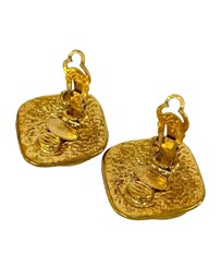 Pre-Loved by Azura Reborn - Pre-Loved CC Gold Plated Diamond Clip On Earrings