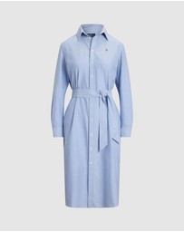 Polo Ralph Lauren - Belted Cotton Oxford Shirtdress