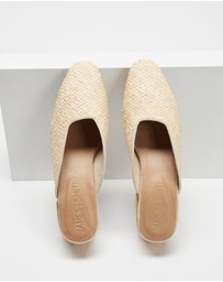JAMES | SMITH - Cafe Society Woven Mules