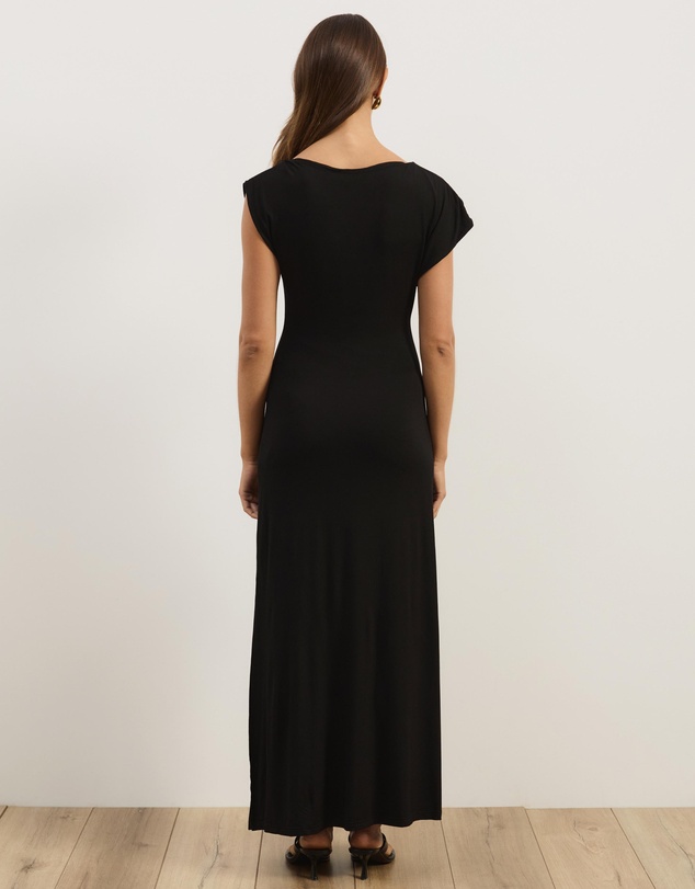 Atmos&Here - Ruth Jersey Midi Dress With Side Split