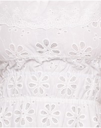 Petal & Pup - Elwyn Maxi Dress - White Broderie