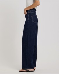 Atmos&Here - Mabel High Rise Wide Leg Jeans