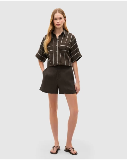 Seed Heritage - Cotton Stripe Pocket Shirt