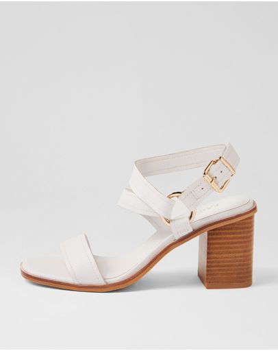 WHITE-NATURAL HEEL