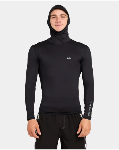 Quiksilver - Mens Highline Hooded Long Sleeve Rashguard