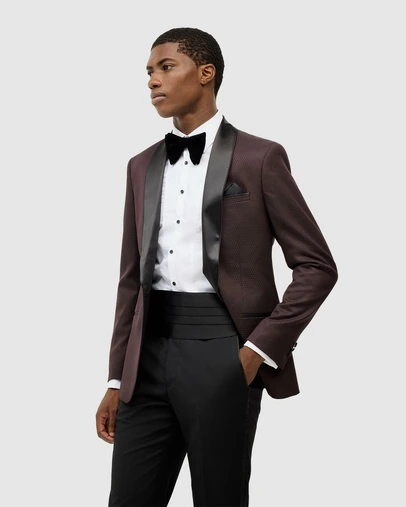 Politix - Clayton Jacquard Tuxedo Jacket