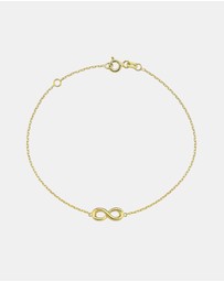 Zoe Olivia - 9K Gold Infinity Bracelet