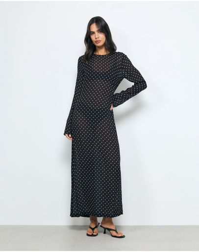 Black Base Polka Dot
