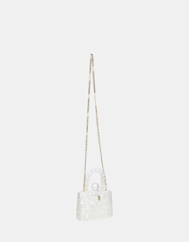 Steve Madden - BAllure White/Gold Handbag