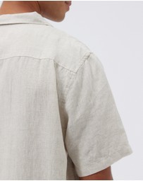 AERE - Linen Camp Collar Shirt