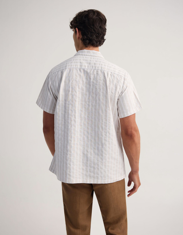 Oxford - Griffin Striped Short Sleeve Shirt