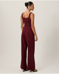 Tussah - Monique Square Neckline Jumpsuit