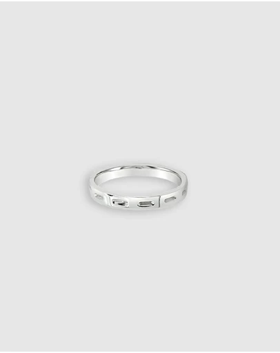 Ichu - Personalised Letter I Ring