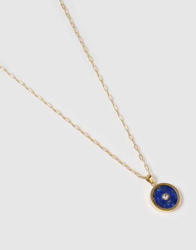 Arms Of Eve - Koda Gold Necklace - Lapis