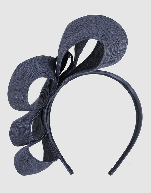 Max Alexander - Large Loops Navy Racing Fascinator