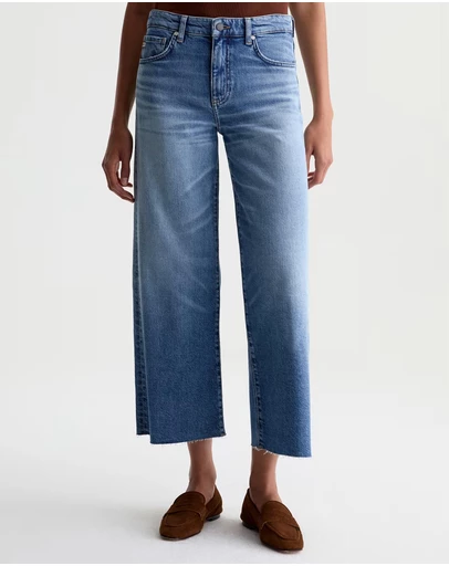AG Adriano Goldschmied - Saige Wide Leg Crop Jeans